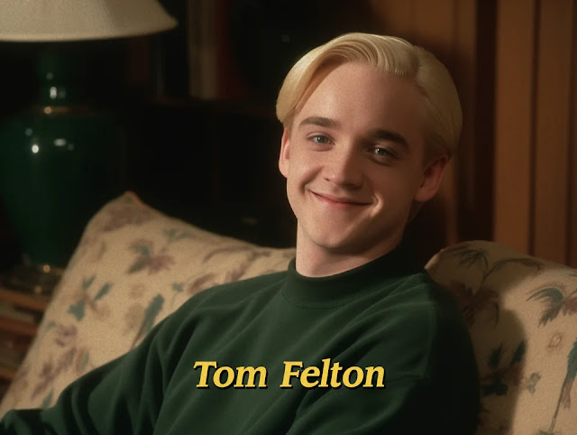 tom felton in Reimagining Harry Potter as a 90s Family TV Show