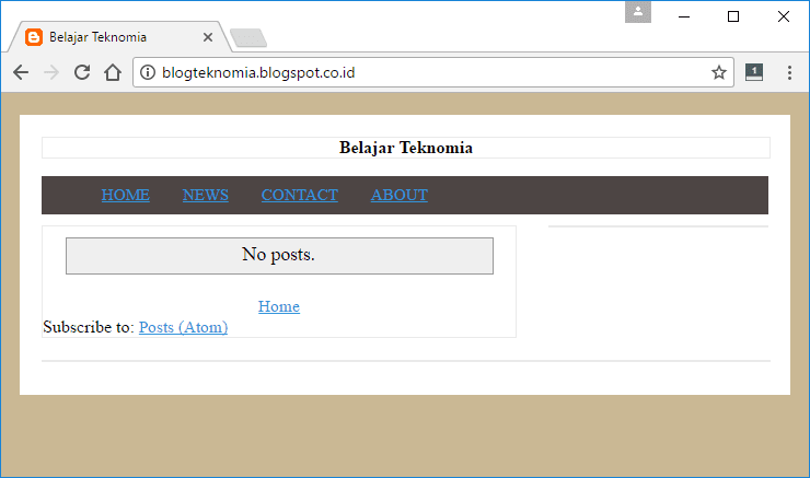 Salah satu ciri blog yang disukai oleh pengunjung yaitu mempunyai sajian navigasi yang jela Cara Membuat Menu Navigasi Blog Horizontal Sederhana