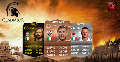 Híbrido Raimondi Pirlo Abate FIFA 15 Ultimate Team