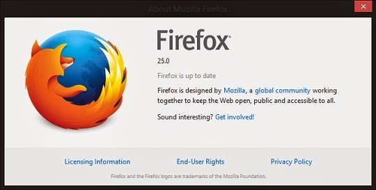 تحميل برنامج موزيلا فايرفوكس 25 مجانا Download Firefox 25 Free