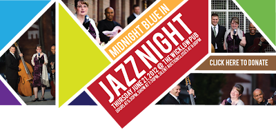 poster for jazz fundraiser