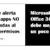 Google alerta de las apps NO verificadas al pedir permisos OAuth. Microsoft Office 365 aún debe mejorar un poco.