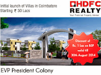 Initial Launch of Villas in Coimbatore Starting Rs. 30 Lakh