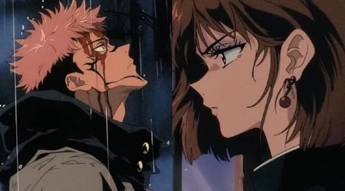 Veja como seria se Jujutsu Kaisen fosse um anime dos anos 90