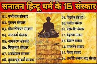 16 संस्कार | 16 Sanskar in hindi