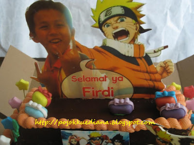 Fun Kitchen Naruto Cake for Firdy