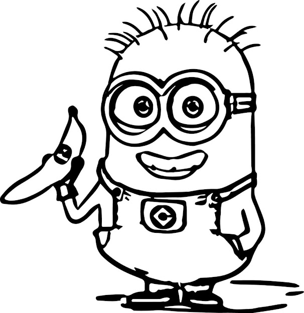 Minion Coloring Pages With Minion Coloring Pages