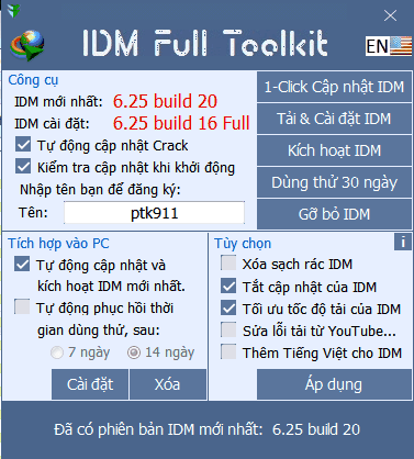 IDM Full ToolKit 3.5F