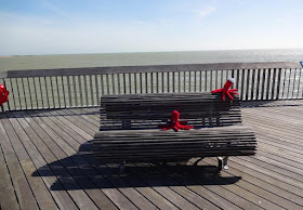 Hastings Pier Yarn Bomb