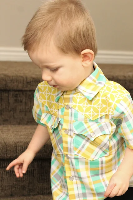 Free Kids Cowboy Western Shirt PDF Pattern