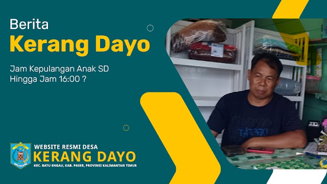 Jam Kepulangan anak SD hingga jam 16:00 ?