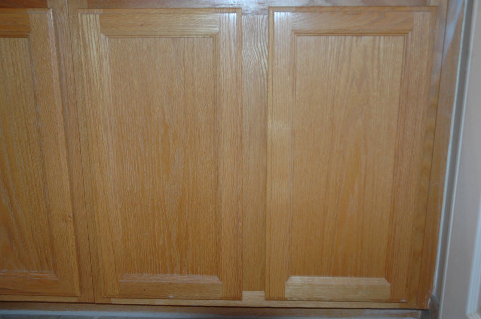 Here is what the cabinet front looked like before: