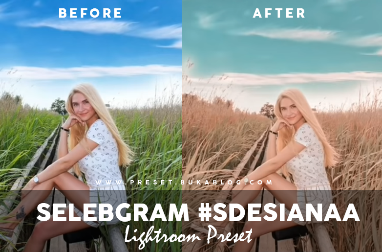 Before After Using @Sdesianaa Lightroom Preset