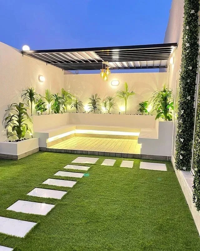 تصاميم لحدائق المنازل الخارجية بالرياض تنسق الحديقة المنزلية في الرياض