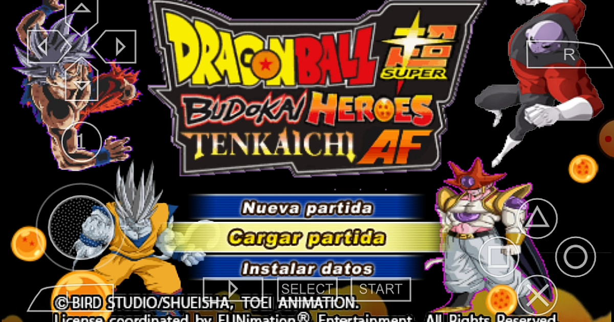 Download New Android Game DBZ BT3 PSP MOD ISO With Permanent Menu