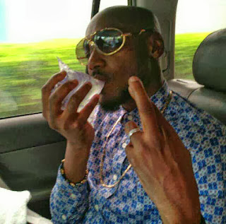 Photo of Tuface Idibia Drinking Pure Water