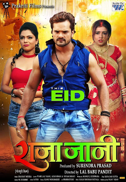                                                       Khesari Lal Yadav and Priti Biswas Film Raja Jani Film Poster 3
