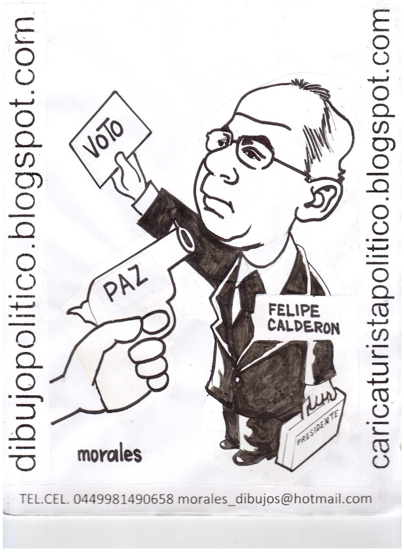 Konsep Felipe Calderon Caricatura