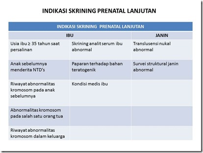 Skrining rutin pranatal 3