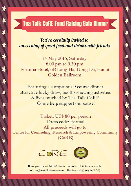 Tea Talk CoRE Fund Raising Gala Dinner