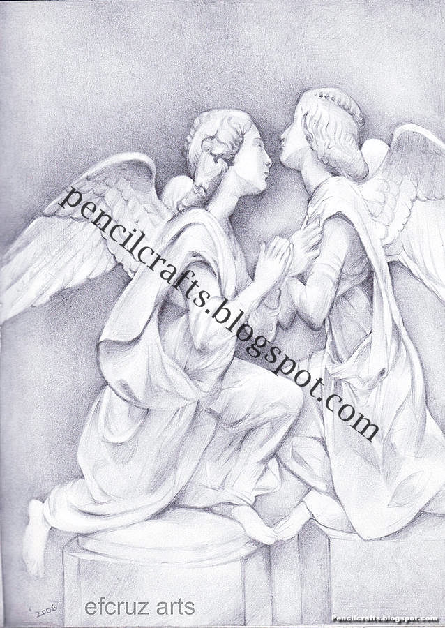 New Pencil Drawings Of Angels