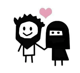 Cute Islamic Couple Cartoon Images HD