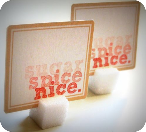 DIY Sugar Cube Place Card Holder