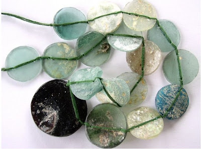 Ancient Roman Glass Beads