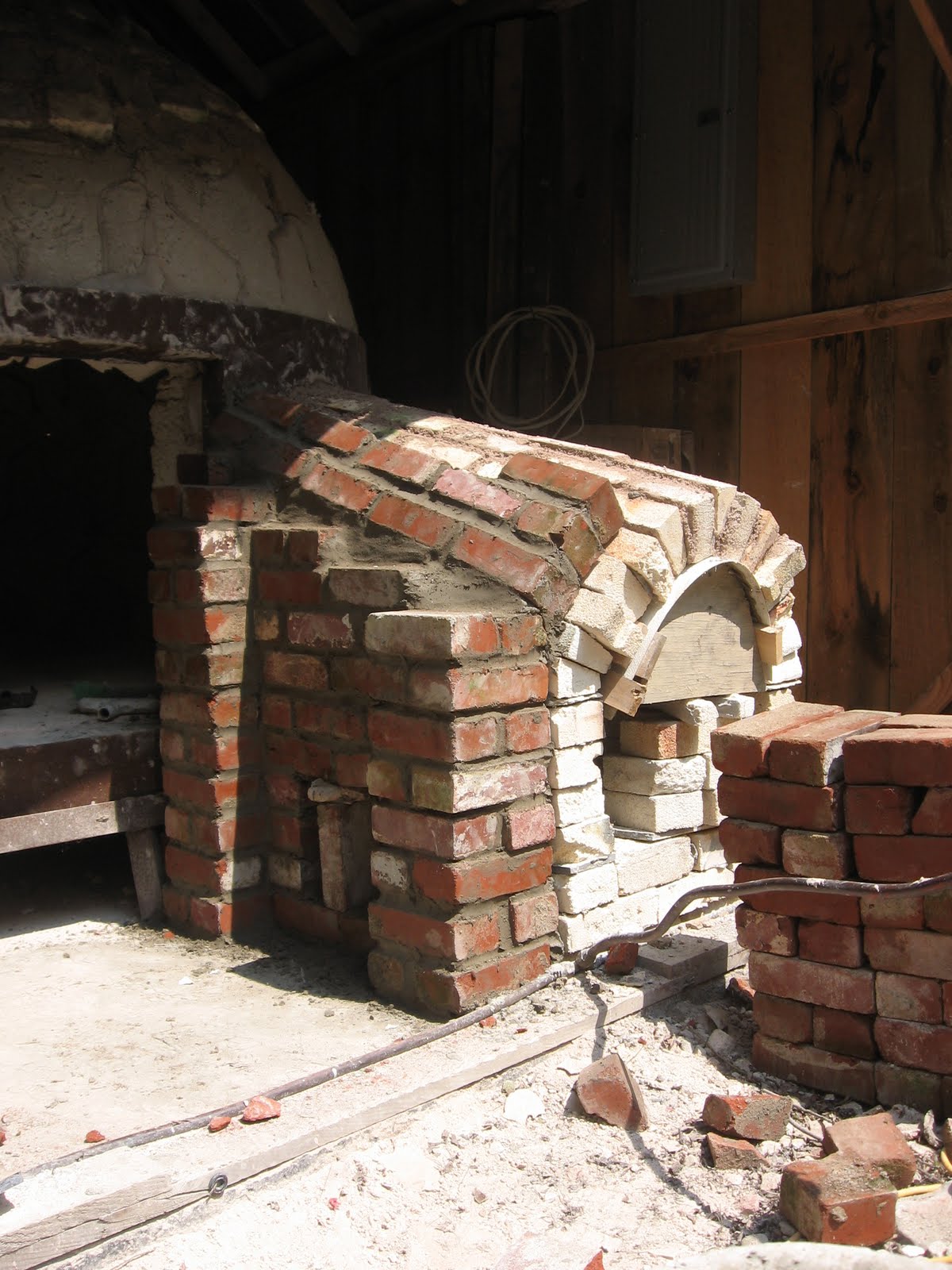 building wood kiln