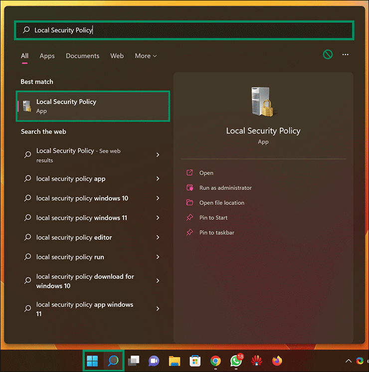 4-Search-Local-Security-Policy