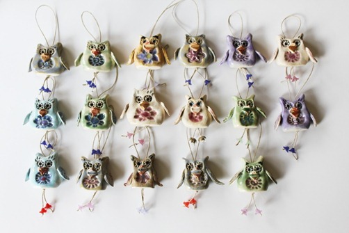 owl ornaments