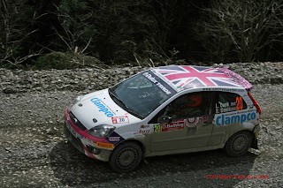 Ford Fiesta Louise Cook and Stefan Davis rally car