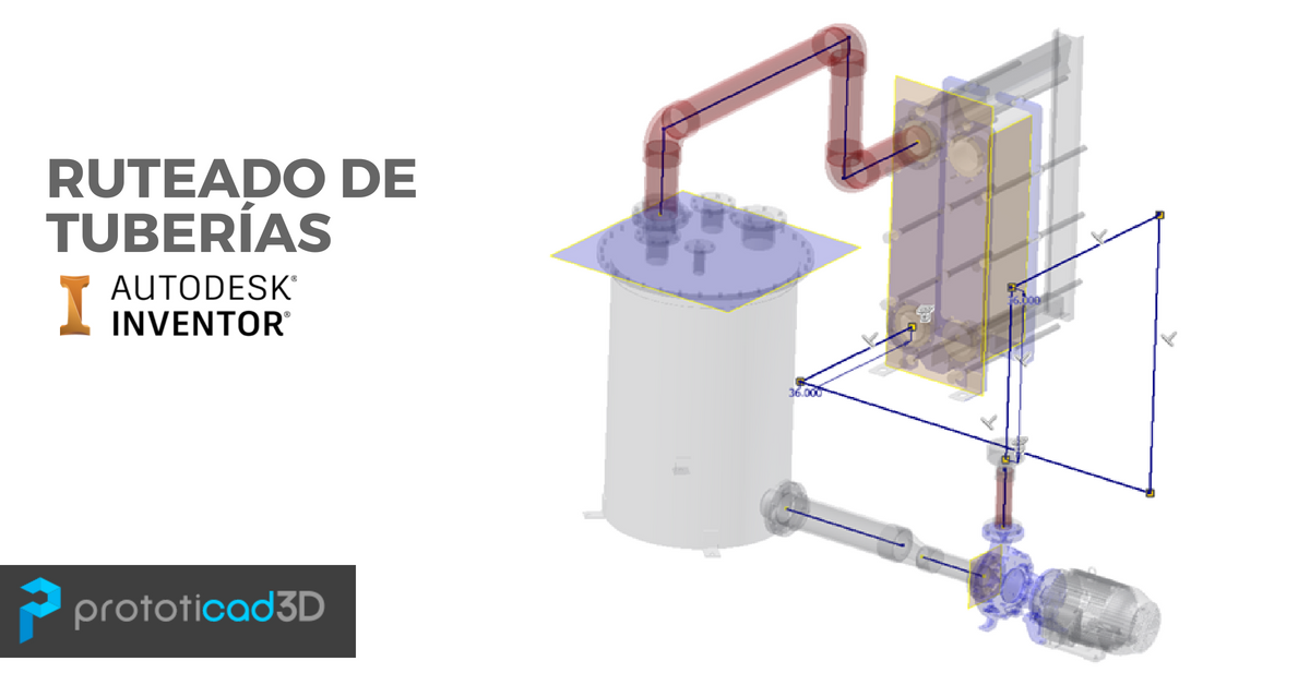 Agilice los procesos de ruteado en sus diseño con Inventor Piping