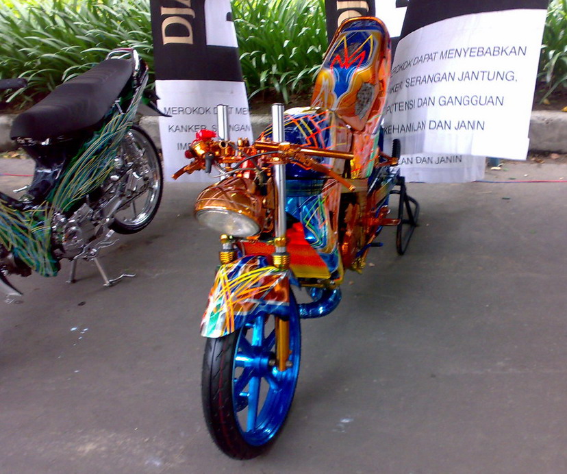 Modifikasi Airbrush Motor Scoopy