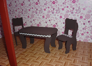 Minimandy. Casita de muñecas. Papel.