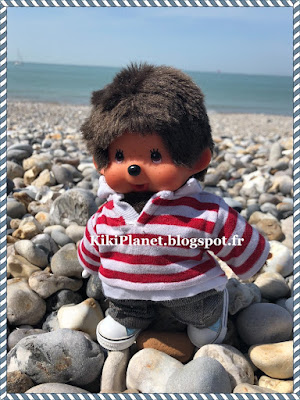 bubbles, monchhichi, kiki, peluche, vintage, toys, plage, le havre, normandie