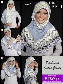 Tutorial Hijab Pashmina Sutra Jersey