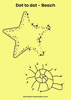 beach dot to dot, simple dot to dot worksheets, connect the dots worksheets, dot to dot worksheets, printable dot to dot worksheets, worksheet dot to dot @momovators