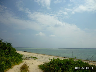 石垣島の白保海岸の風景写真