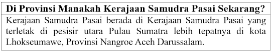 Di Provinsi Manakah Kerajaan Samudra Pasai Sekarang?