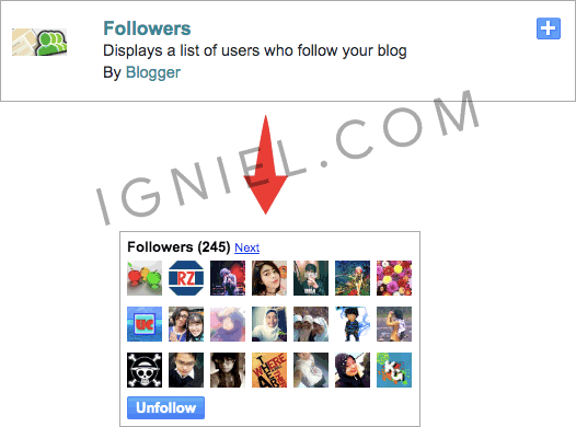 How to Install a Follow Widget on Blogspot