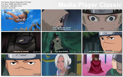 DOWNLOAD FILM / ANIME NARUTO EPISODE 275 "PESAN DARI HATI"  BAHASA INDONESIA