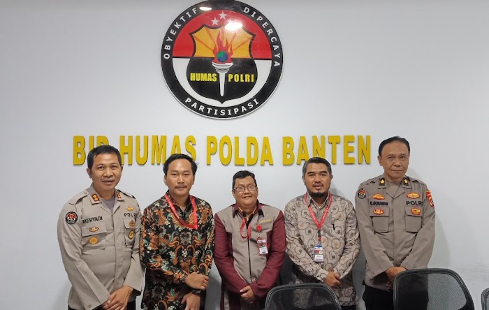 Bidhumas Polda Banten Terima Kunjungan Dosen Pengajar STIH Painan