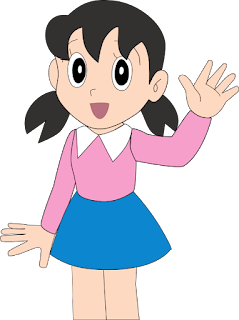 Gambar Shizuka dalam serial film kartun animasi anak-anak doraemon