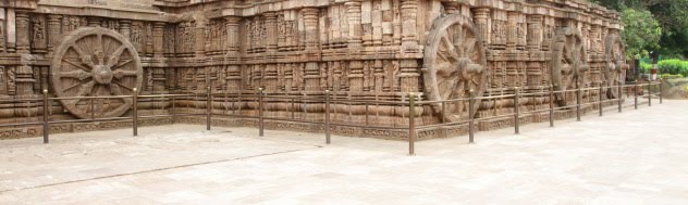 A cosmic walk among the chariots and the rich architecture of the Sun Temple at Konark, Odisha