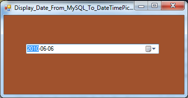  How To Display Date From MySQL DataBase To DateTimePicker In VbNet VB.Net Show Date From MySQL To DateTimePicker