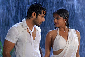 Priyamani Hot in Wet Saree Navel show Photos