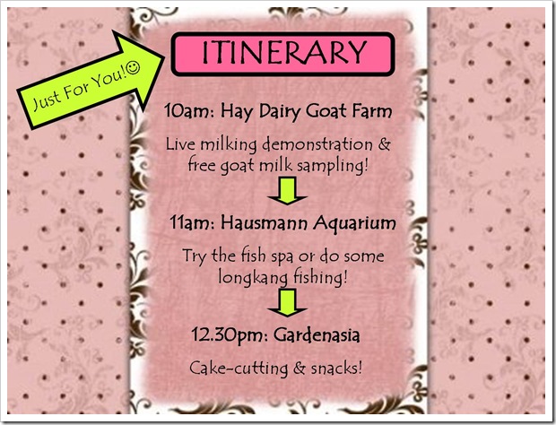 itinerary