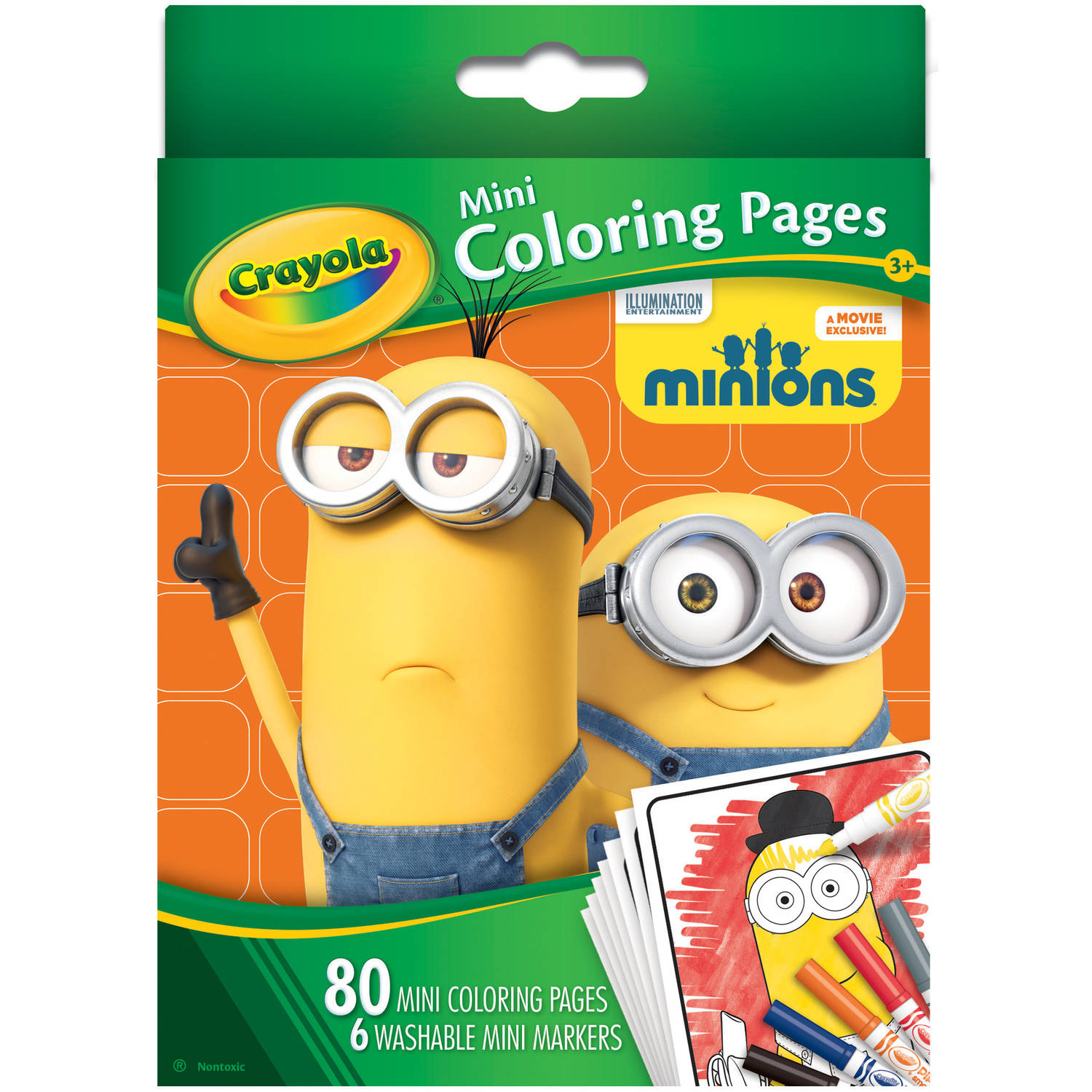 Crayola Mini Coloring Pages Minions