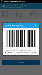 Gunakan Barcode Untuk Boarding Pass